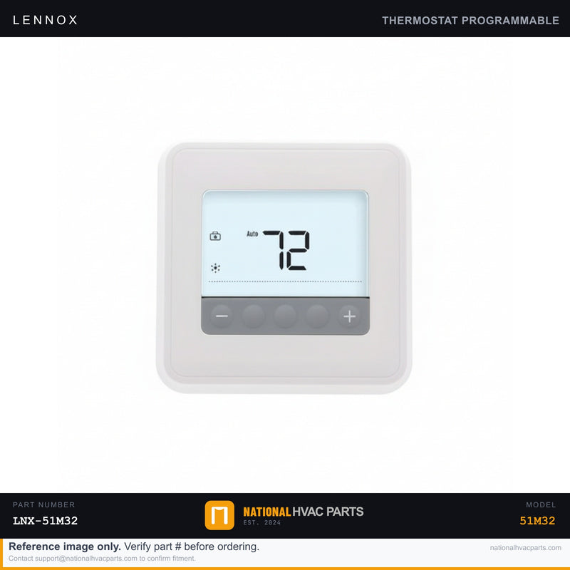 OEM Lennox Non-Programmable Thermostat — 51M32
