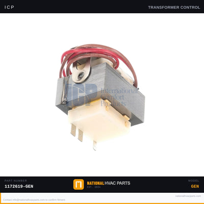 ICP 40VA Transformer for RHX036K0XA0AAA — 24V Control Output | Ships Today