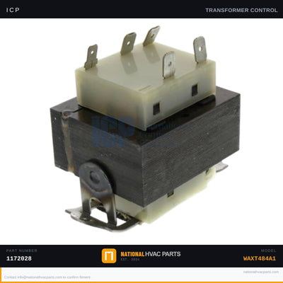 ICP 40VA Transformer for WAXT484A1 — 208/230V to 24V | Ships Today