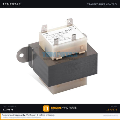 Tempstar 40VA Transformer for TCA948GKA100 — 208/230V to 24V | Ships Today