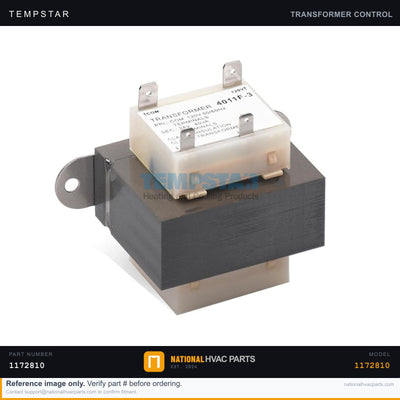 Tempstar 40VA Transformer for T9MPX080J16A2 — 115V to 24V Step-Down | Ships Today