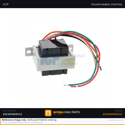 ICP 24V Transformer for WAXA30004A1 — 40VA Control Transformer | Ships Today