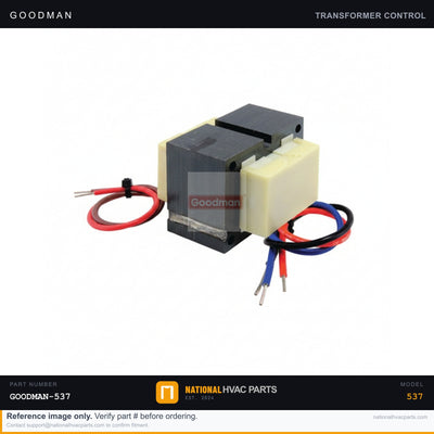 OEM Goodman 40 VA 24V Transformer for DCC072XXX6BXXXAC — 0130M00081
