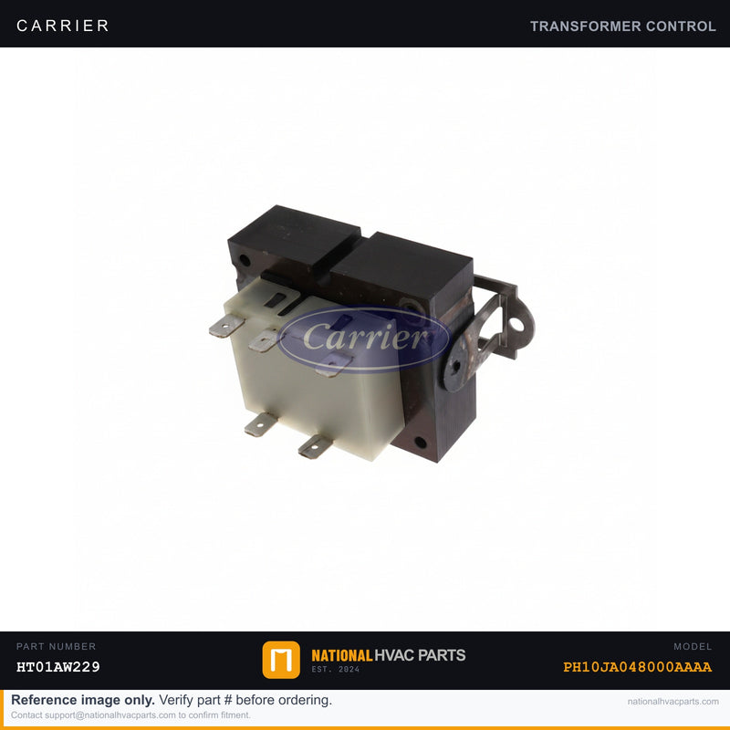 OEM Carrier Transformer 40VA 24V for PH10JA048000AAAA — HT01AW229