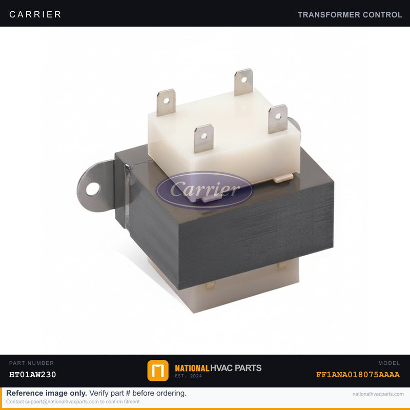 OEM Carrier Transformer 60VA 230-24V for FF1ANA018075AAAA