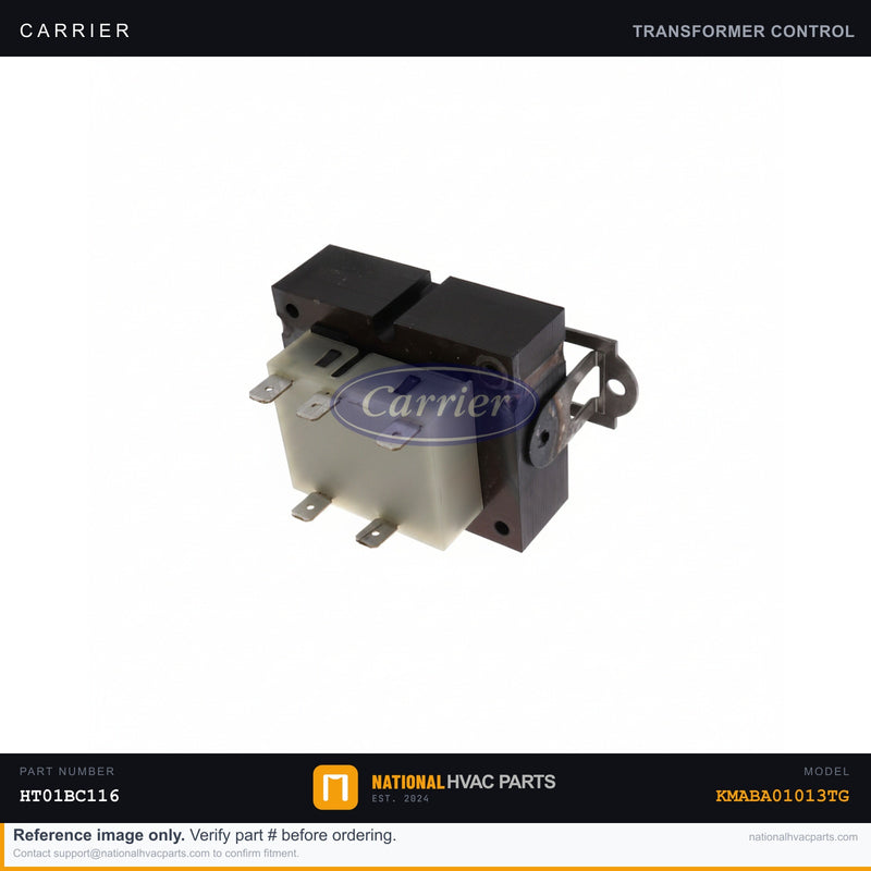 OEM Carrier Transformer 40VA 120V/24V for KMABA01013TG — HT01BC116