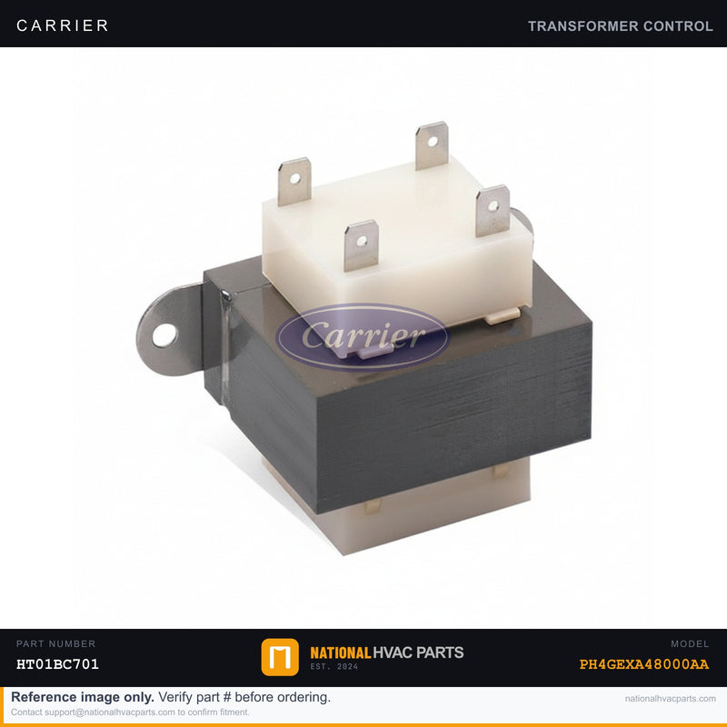 OEM Carrier Transformer 40VA 24V for PH4GEXA48000AA — HT01BC701
