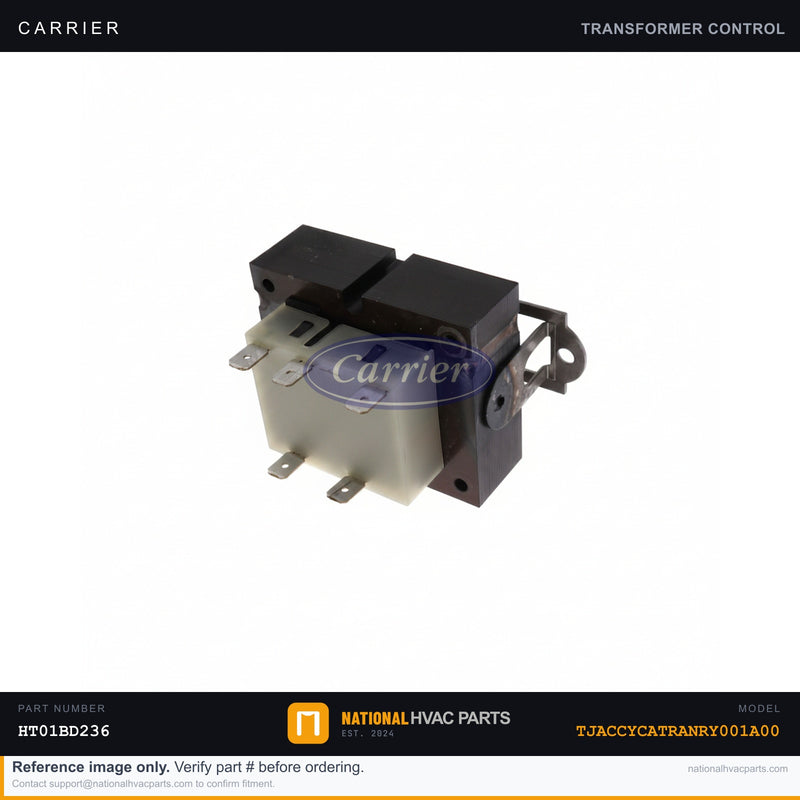 OEM Carrier Transformer 75VA 200-230/460V–24V for TJACCYCATRANRY001A00
