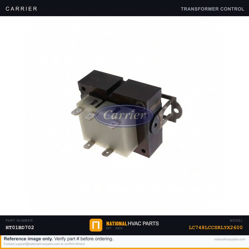 OEM Carrier Transformer 40VA 120V/24V for LC748LCCSRLYX2600