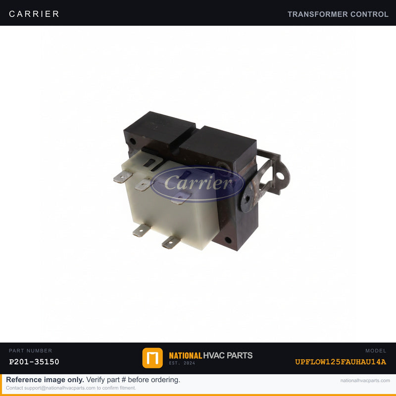 OEM Carrier Transformer 50VA 120/240-24V — UPFLOW125FAUHAU14A