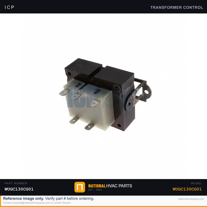 ICP 40VA Transformer for WUGC130CG01 – 120V to 24V Control Transformer | Ships Today