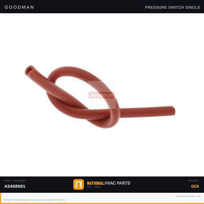 Goodman 3/16 in ID Pressure Switch Tubing for ADS80703ANA — A3468601