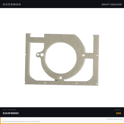 Goodman 14" Vent Motor Gasket for ACEC800603AXAA — 0154F00003
