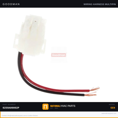 Goodman 9-Pin Male Wiring Harness ADPF182416AA — 0259A00002P