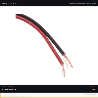 Goodman 9-Pin Male Wiring Harness for ADPF304216AA — 0259A00002P