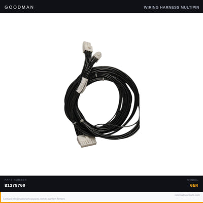 Goodman 16-Pin Wiring Harness for WGPH4530AMAB — B1378700
